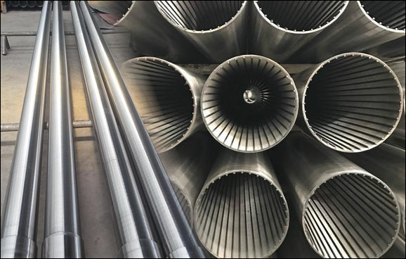 Stainless steel well screen tubes for water well drilling